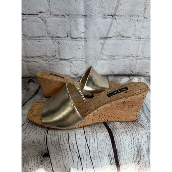 Nine West wedge sandal size 9.5 - Picture 3 of 8